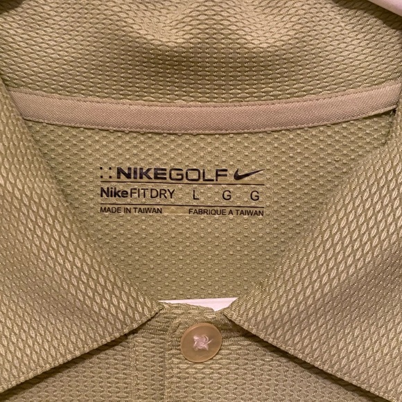 Men’s Nike Golf Polo Green Dry Fit Size Large - Picture 4 of 7